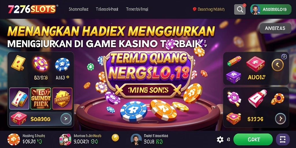 Screenshot utama 7276SLOTS menampilkan gameplay seru dan grafis yang menarik.