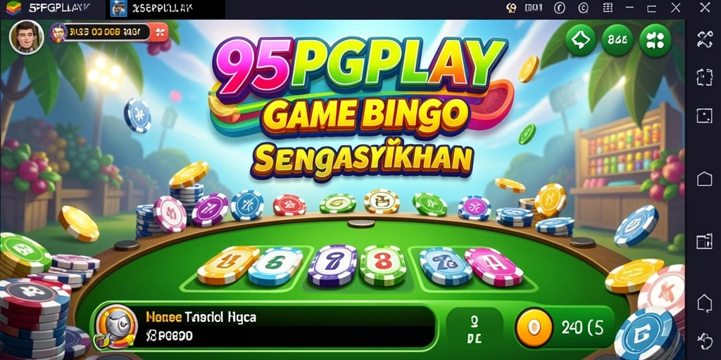 Tampilan gameplay seru di 95PGPLAY yang menampilkan aksi Bingo.