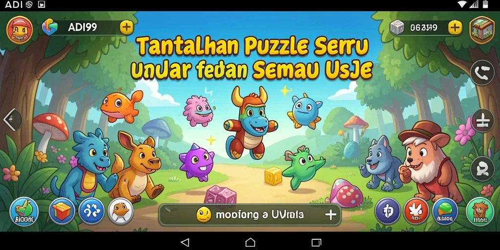 Tampilan gameplay ADI99 yang menarik dengan berbagai teka-teki.