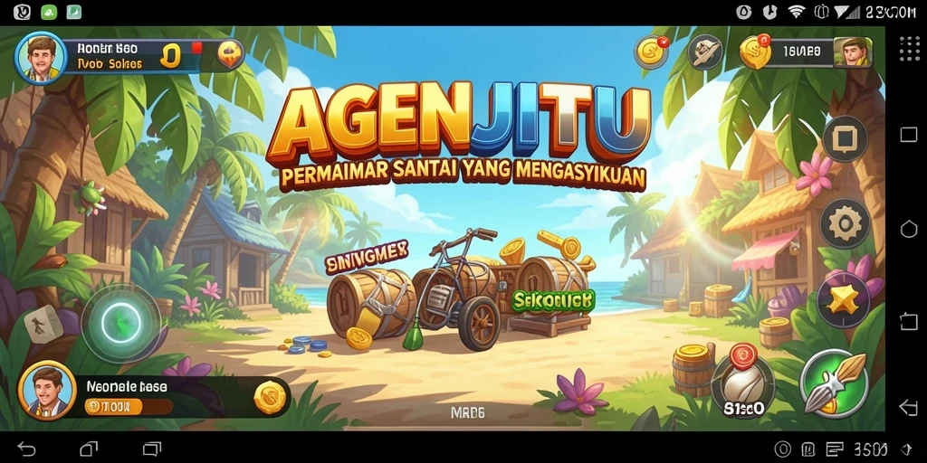 Tampilan permainan AGENJITU yang seru dan menarik.