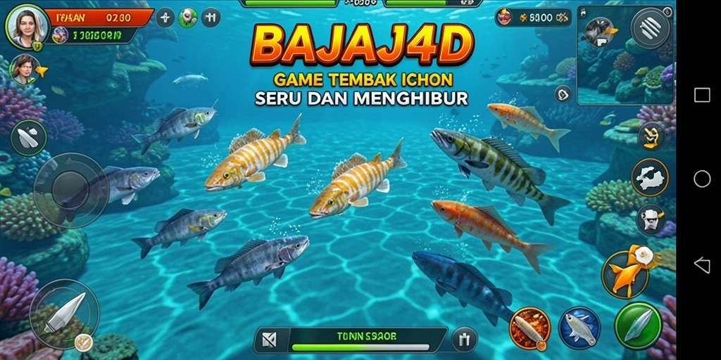 Tampilan gameplay BAJAJ4D yang menegangkan saat menangkap ikan.