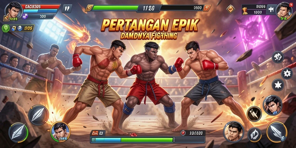 Tampilan gameplay GACOR305 yang penuh aksi dan ketegangan.