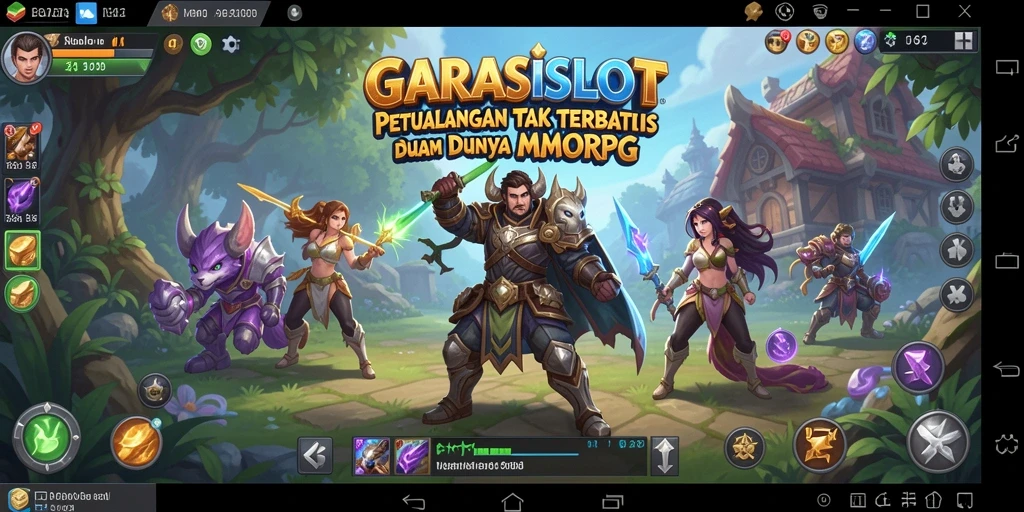 Tampilan gameplay GARASISLOT dalam dunia MMORPG yang menakjubkan.