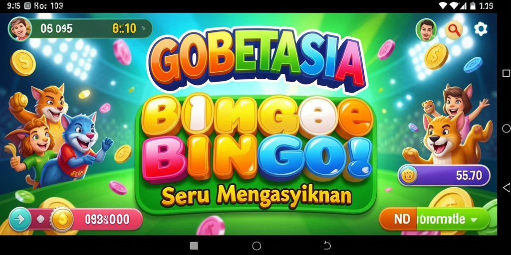 Tampilan gameplay menarik dari GOBETASIA saat bermain Bingo.