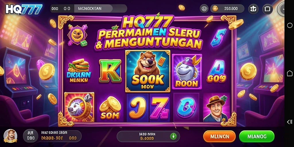 Tampilan gameplay Slot HQ777 yang menarik dan mengasyikkan.