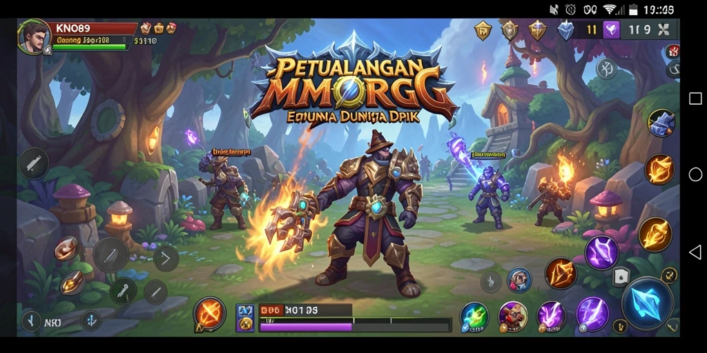 Gameplay MMORPG yang mendalam dan interaktif.