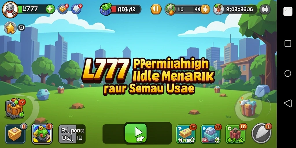 Screenshot gameplay L777 menampilkan mekanisme Idle yang menarik.