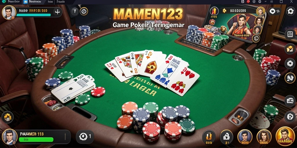 Tampilan gameplay seru dalam MAMEN123 dengan berbagai mode permainan.