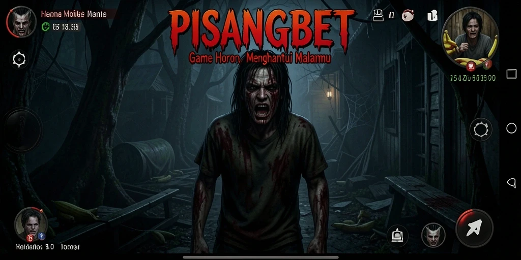 Screenshot menampilkan suasana mencekam dari gameplay PISANGBET.