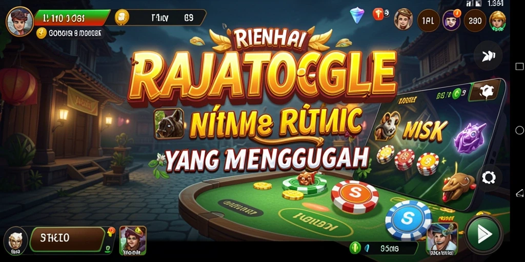 Tampilan screenshot utama RAJATOGEL menampilkan gameplay interaktif musik.