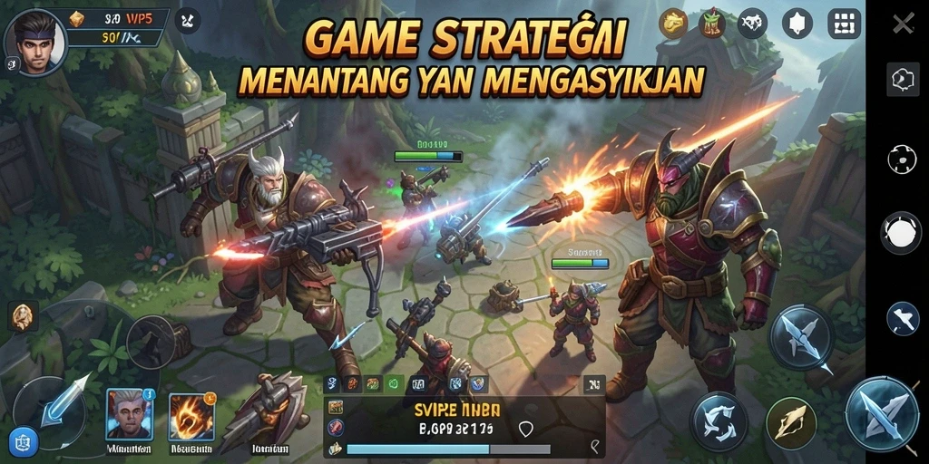 Tampilan gameplay SLG yang menarik dan strategis di SVIP5.