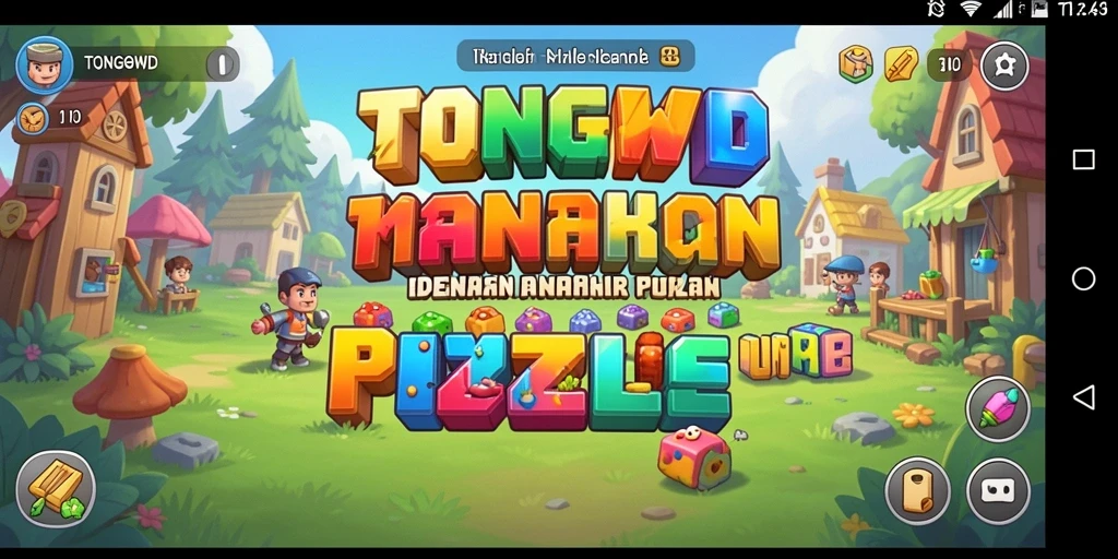 Tampilkan gameplay mendalam TONGWD dalam menyelesaikan puzzle.