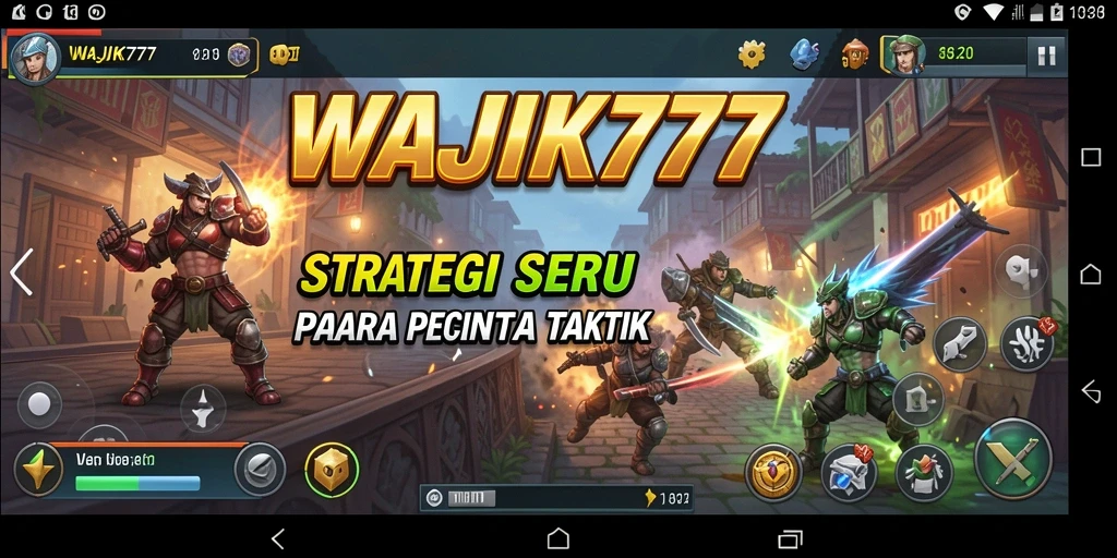 Tampilan gameplay menarik dari WAJIK777 yang menunjukkan pertempuran strategi.