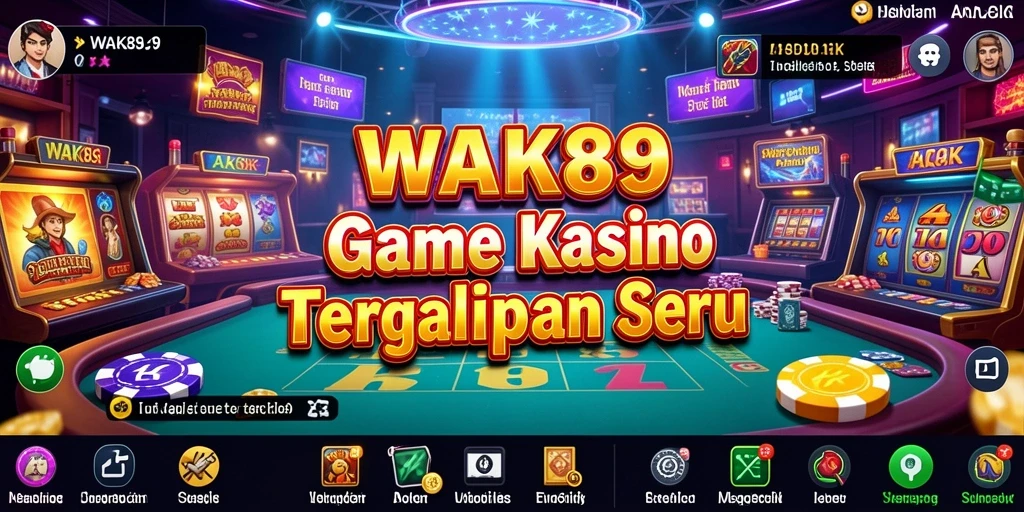 Tampilan menarik dari gameplay Kasino WAK89 dengan grafis yang memukau.